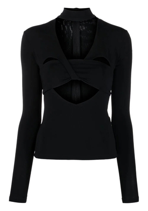 AMBUSH cut-out detail high-neck top - Black
