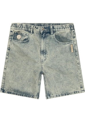 AAPE BY *A BATHING APE® logo-patch shorts - Blue