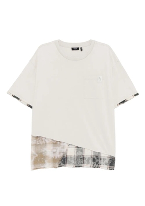 FIVE CM patchwork T-shirt - Neutrals