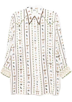 Camilla The Valley Of The Queens shirt - White