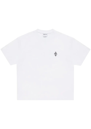 COUNTY OF MILAN Vertigo Snake cotton T-shirt - White