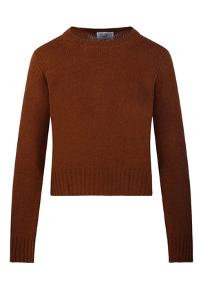 BeYou round-neck ribbed jumper - Brown