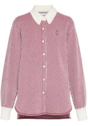 Barrie striped shirt - Red