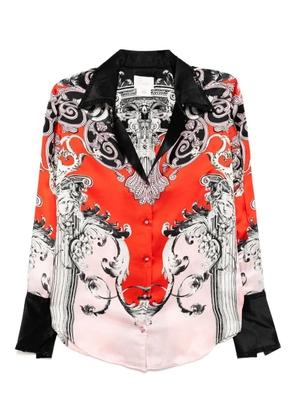 Camilla Pyjama shirt - Red