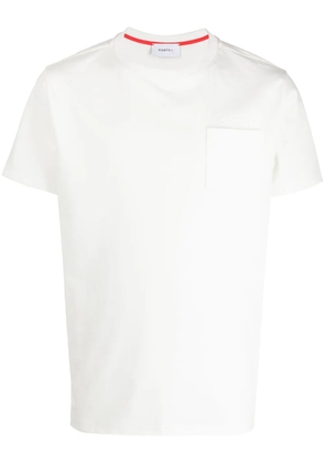 Ports V logo-embossed T-shirt - White