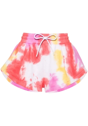MSGM embroidered-logo shorts - Pink