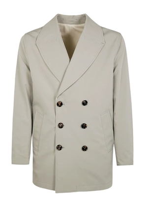 Kired double-breasted jacket - Neutrals