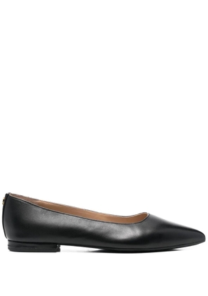 Lauren Ralph Lauren Londyn pointed-toe ballerina shoes - Black