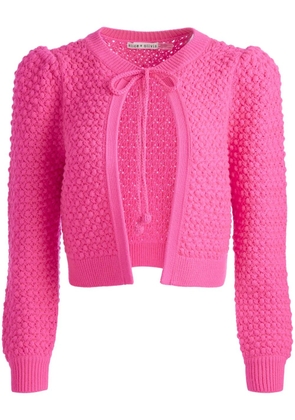alice + olivia Kitty cardigan - Pink