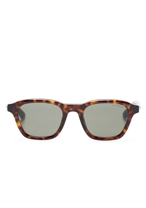 Montblanc square-frame sunglasses - Brown