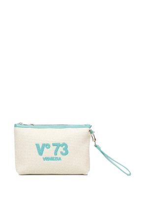 V°73 logo make-up bag - White