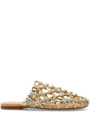 Odissì cut-out mules - Gold
