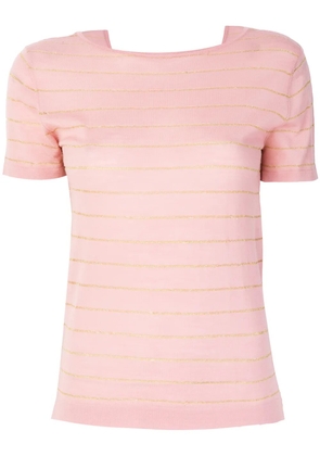 Cashmere In Love cashmere Carly lurex knitted top - Pink