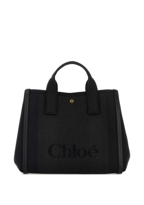 Chloé logo-embossed tote bag - Black