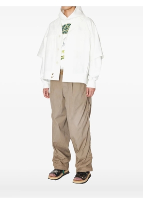 Kolor graphic-print hoodie - White