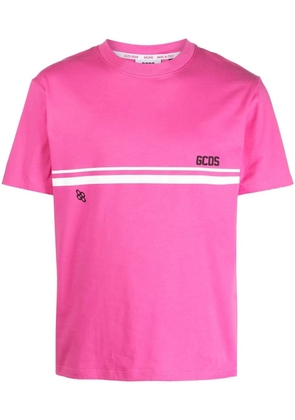 GCDS logo-print short-sleeve t-shirt - Pink