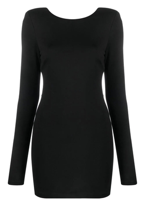 ROTATE BIRGER CHRISTENSEN open-back minidress - Black