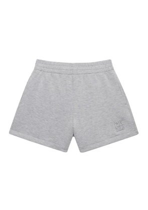 ANINE BING logo shorts - Grey