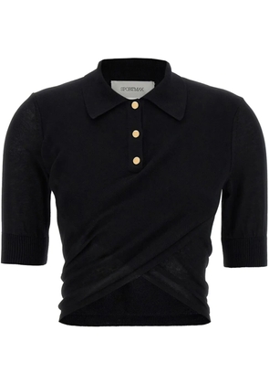 Sportmax Shaker polo shirt - Black