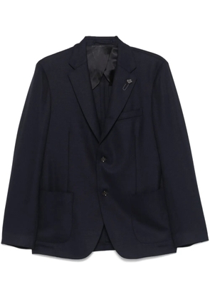 Lardini wool blazer - Blue