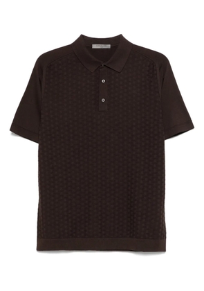 Corneliani knit polo shirt - Brown