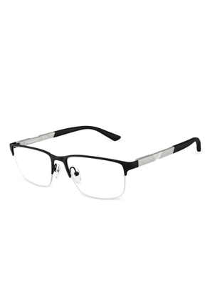 Emporio Armani square-frame glasses - Black