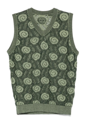 Isa Boulder Garden vest - Green