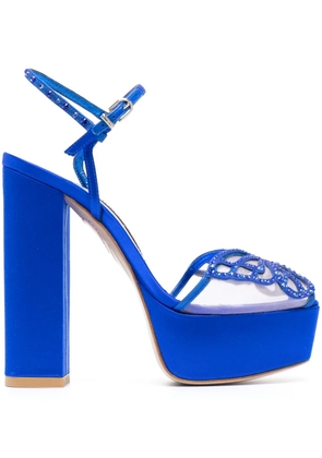 Sophia Webster Farfalla 140mm platform sandals - Blue