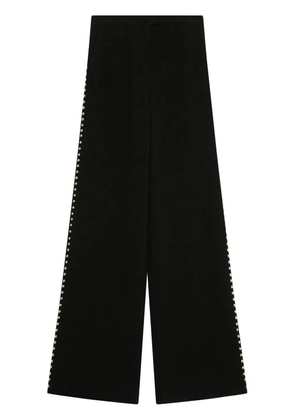Simkhai stud-detail wide-leg trousers - Black
