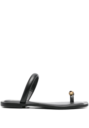 TWINSET rhinestone-embellished sandals - Black