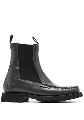 Hereu Alda leather ankle boots - Grey