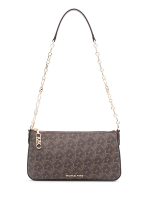 Michael Kors medium Empire logo-lettering shoulder bag - Brown