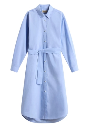 Woolrich belted shirt dress - Blue