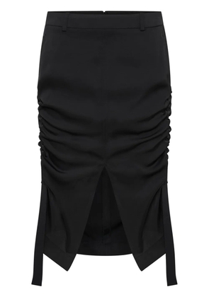 Dion Lee Cinch midi skirt - Black