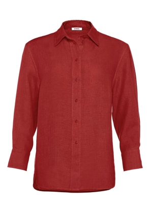 ERES Mignonette long-sleeve button-down shirt - Red