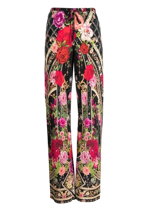 Camilla Reservation For Love silk trousers - Multicolour