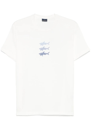 Paul & Shark logo-print T-shirt - Neutrals