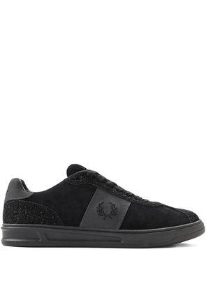 Fred Perry logo-embroidery sneakers - Black