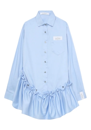 Rokh ruffled shirt - Blue