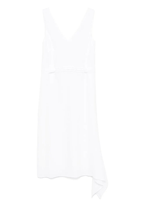 Peserico bead-detail midi dress - White