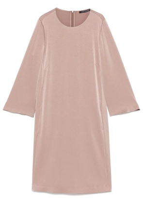 Luisa Cerano satin mini dress - Brown