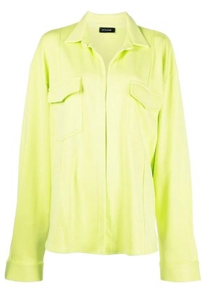 STYLAND oversized shirt jacket - Yellow