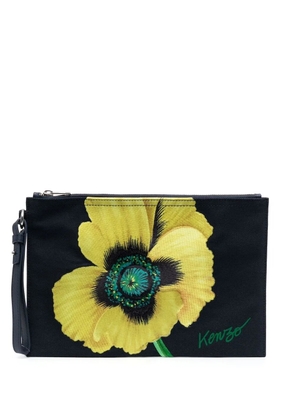 Kenzo Kenzo Poppy clutch bag - Blue