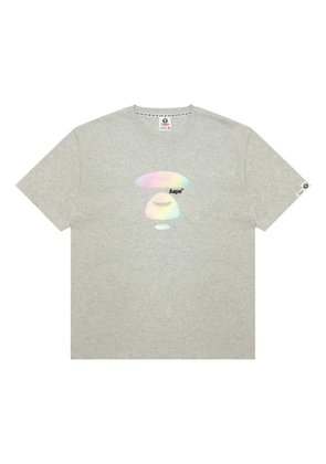 AAPE BY *A BATHING APE® logo-print T-shirt - Grey