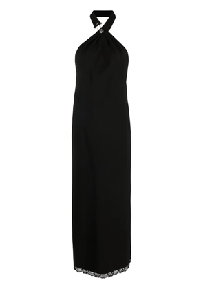 MOSCHINO JEANS halterneck sleeveless dress - Black