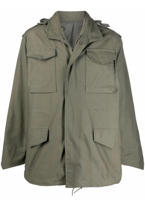 Alpha Industries detachable hood coat - Green
