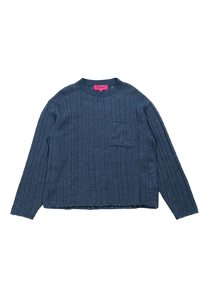 The Elder Statesman ribbed-knit sweater - Blue