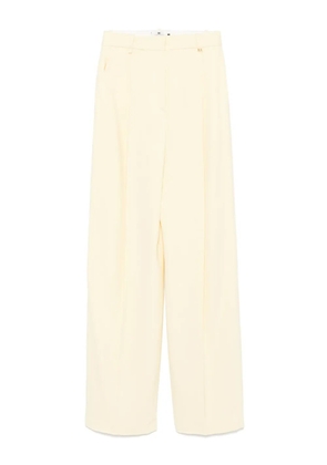 Elisabetta Franchi pleated trousers - Yellow