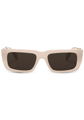 Palm Angels Eyewear Milford rectangular-frame sunglasses - Neutrals