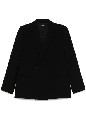 Theory double-breasted blazer - Black